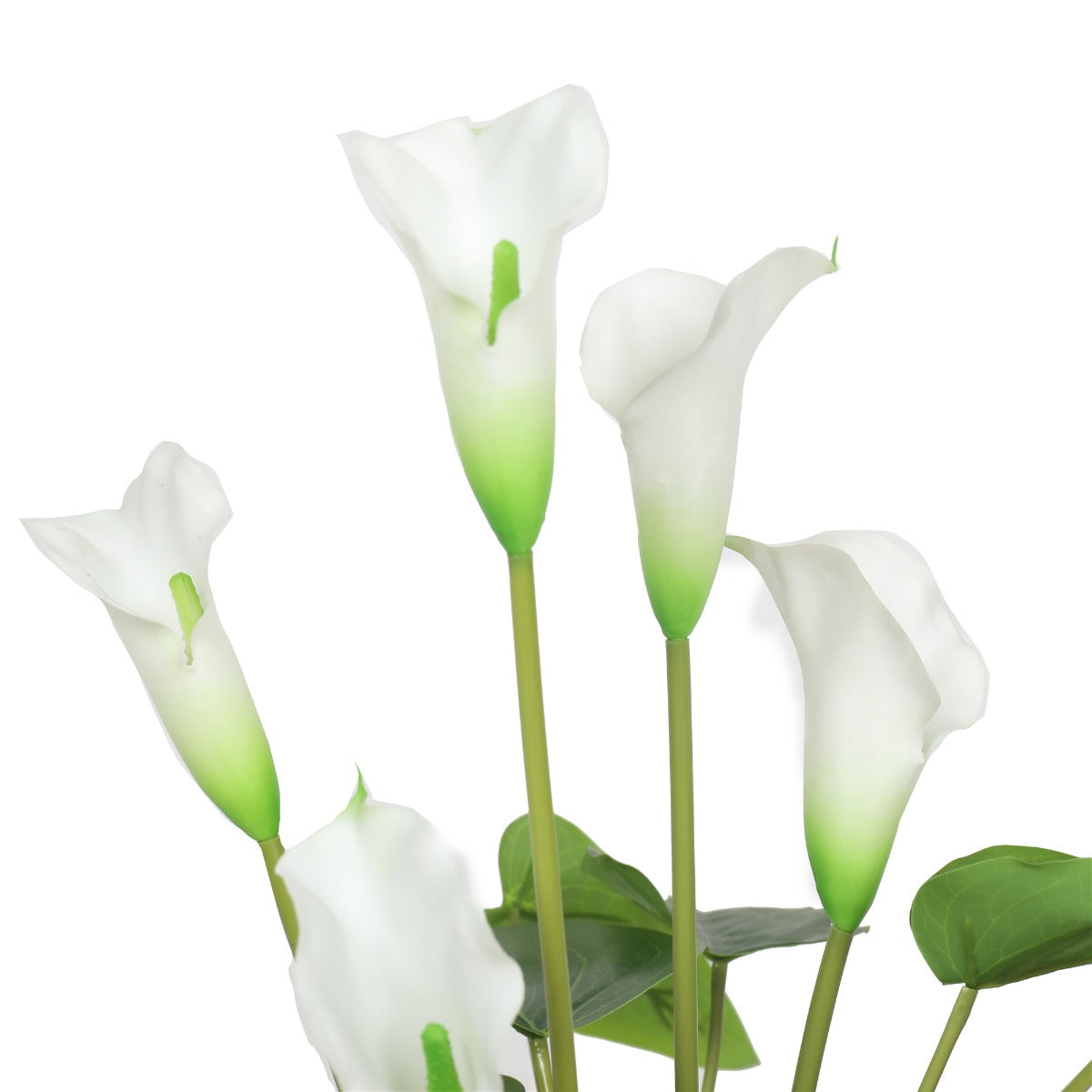 50cm Artificial Flowering White Peace Lily