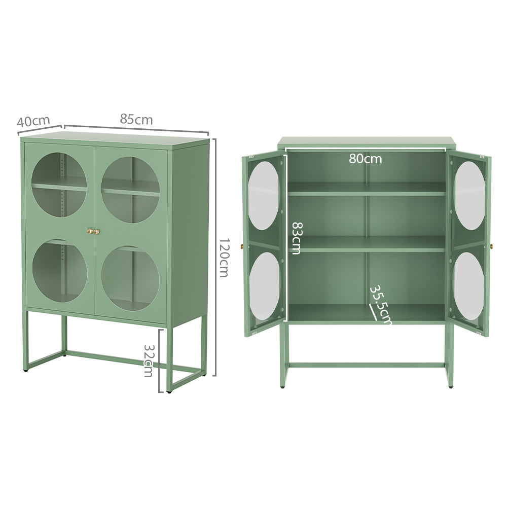Ella Green Metal Buffet Sideboard