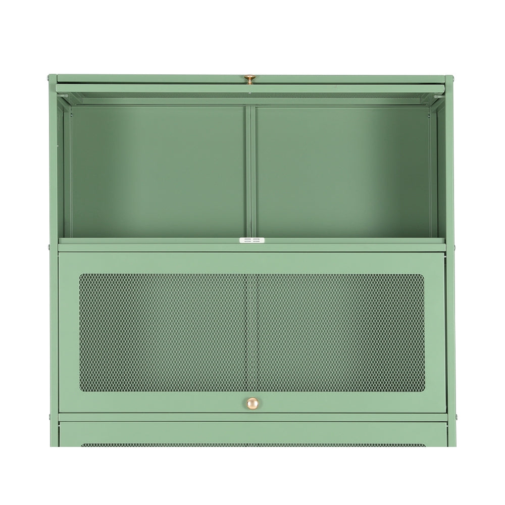 Elia Green Metal Buffet Sideboard