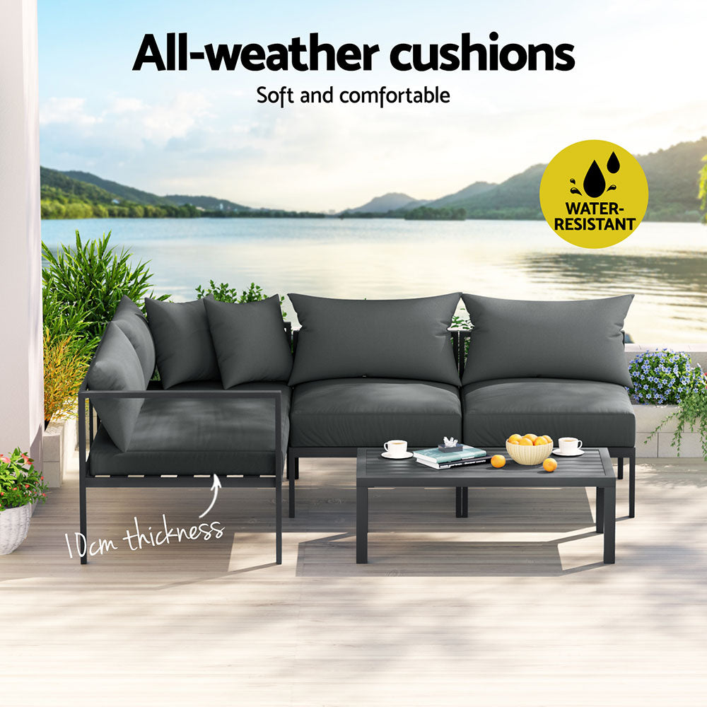 Gardeon 4 Seater Outdoor Sofa Set