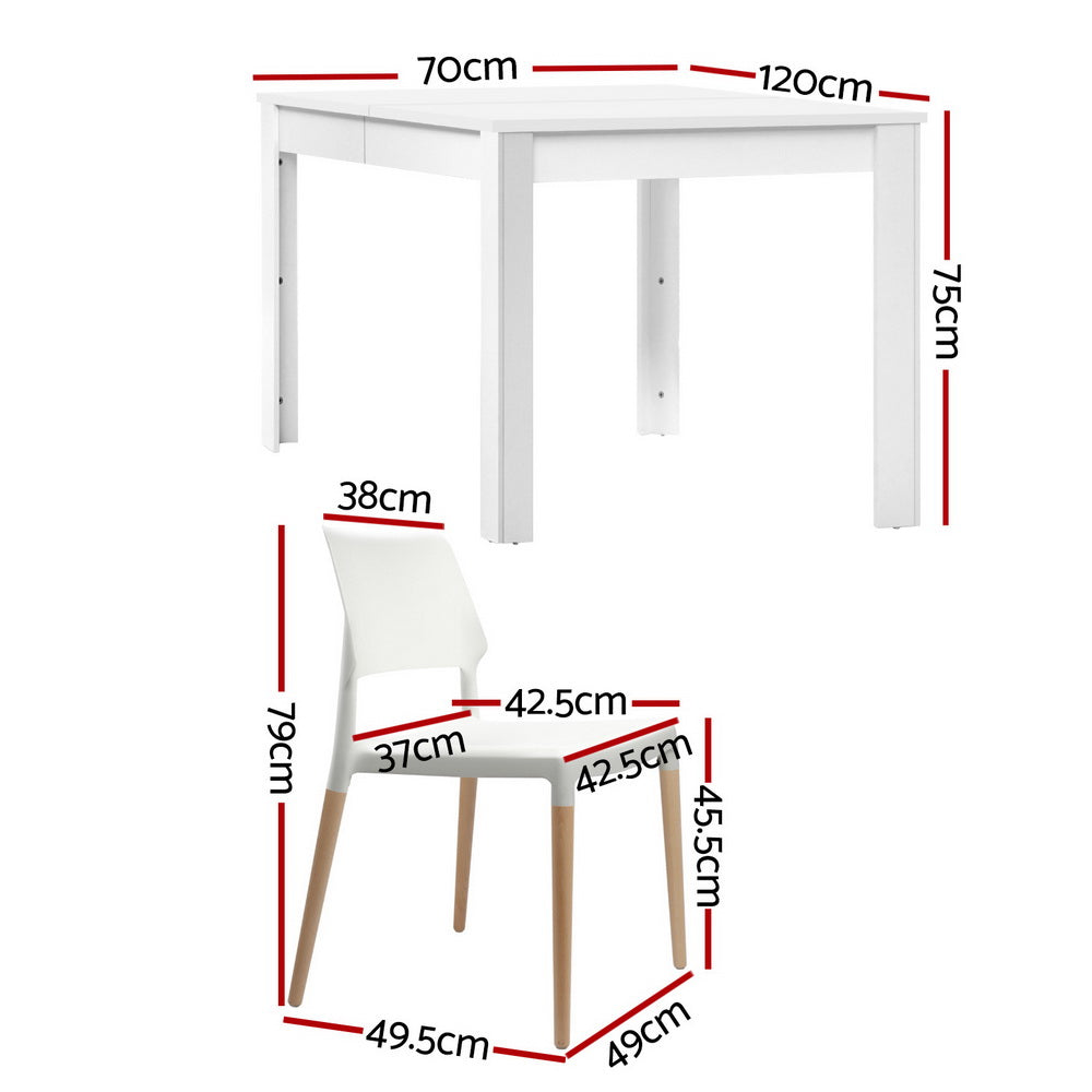 Natu Dining Table with 4 Chairs