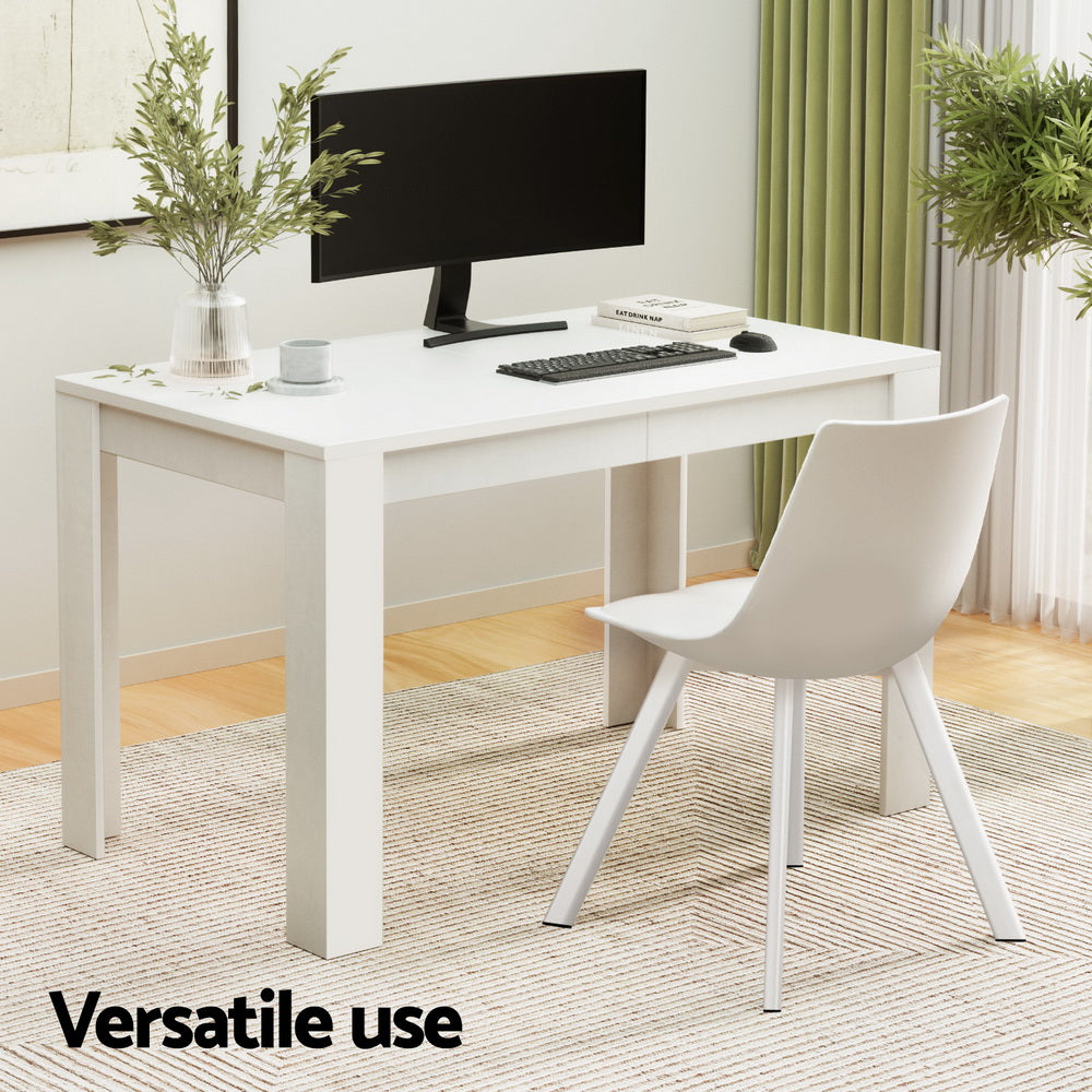Natu Dining Table with 4 White Chairs
