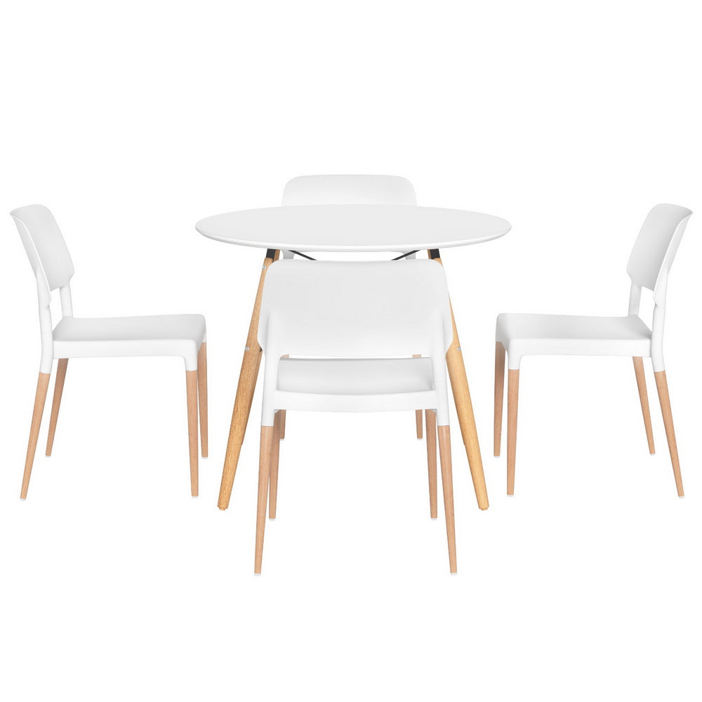 Replica Dining Table with 4 Chairs