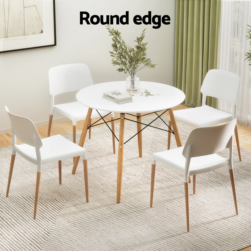 Replica Dining Table with 4 Chairs