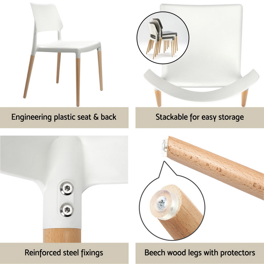Demi Dining Table with 4 Chairs