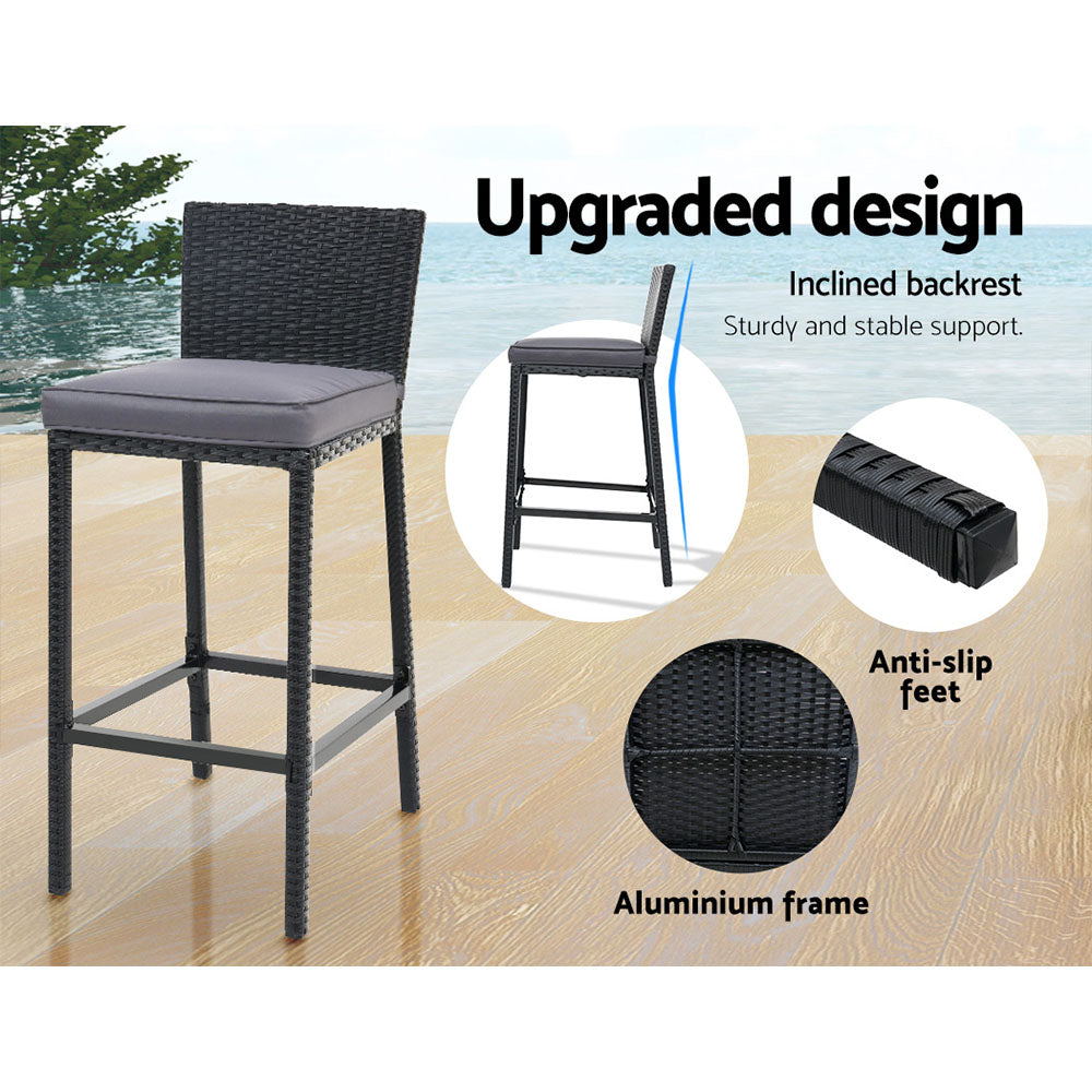 Gardeon 5 Piece Outdoor Bar Set