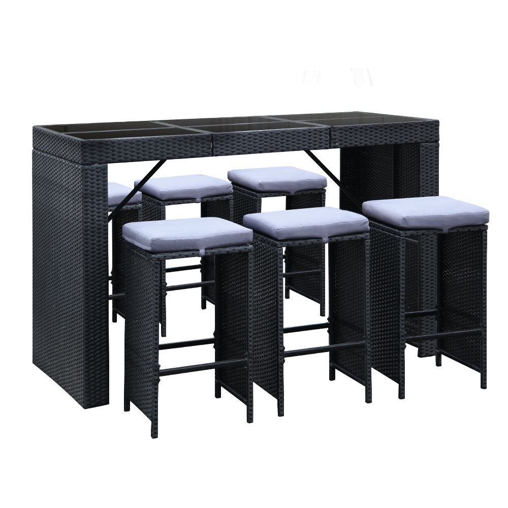 Gardeon 7 Piece Outdoor Bar Set