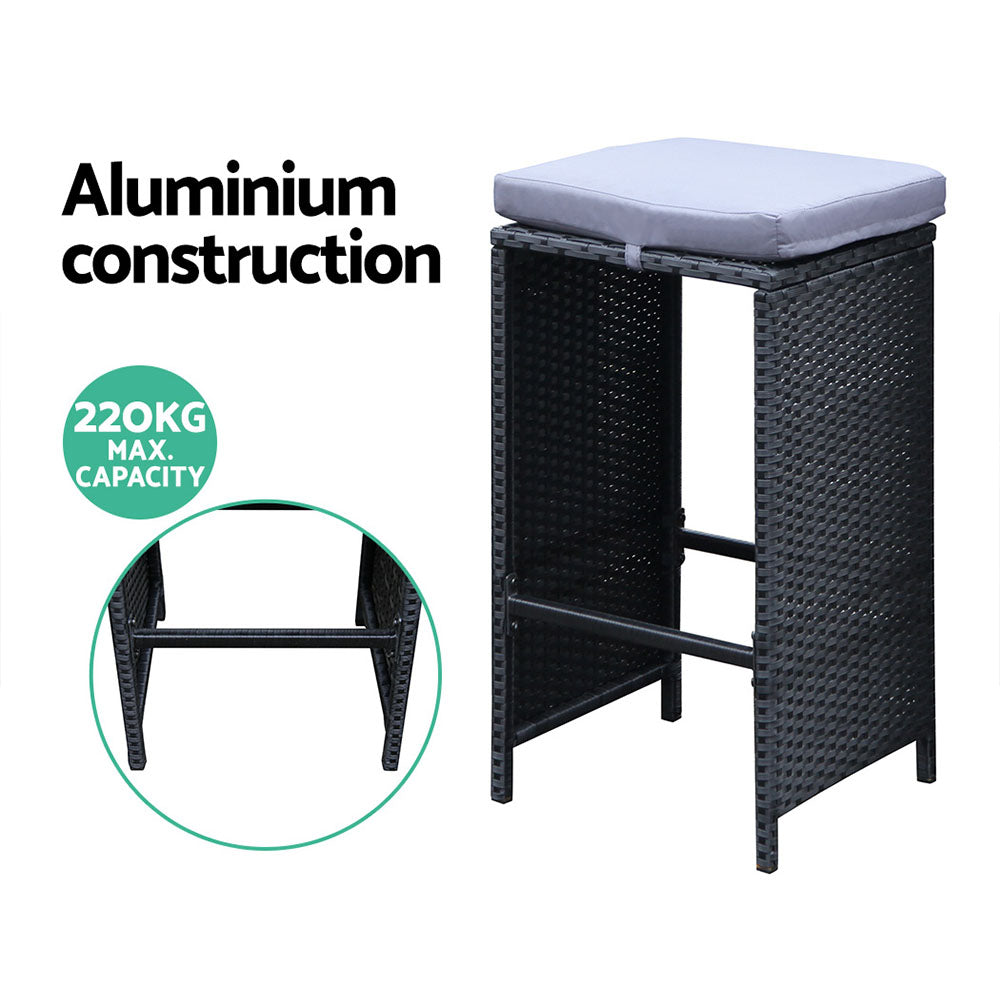 Gardeon 7 Piece Outdoor Bar Set