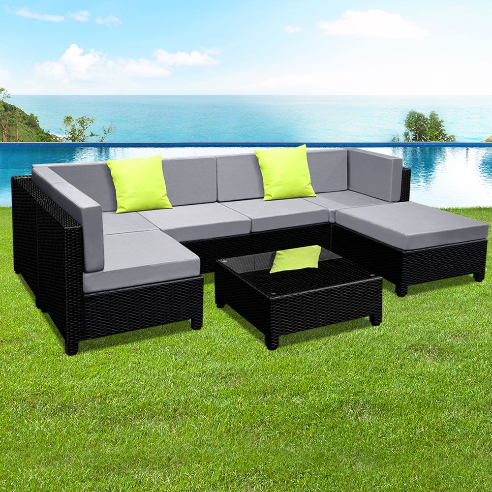 Gardeon 7 Piece Outdoor Sofa Set with Cover