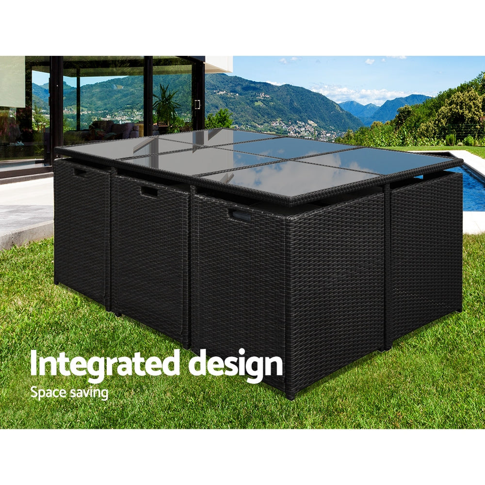 Capetown 11 Piece Outdoor Dining Set
