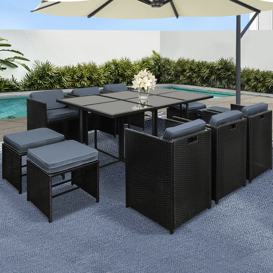 Capetown 11 Piece Outdoor Dining Set