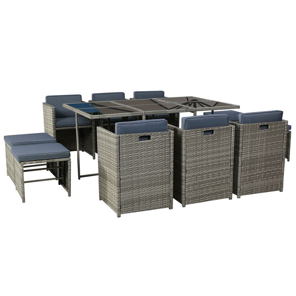 Gardeon 11 Piece Outdoor Dining Set