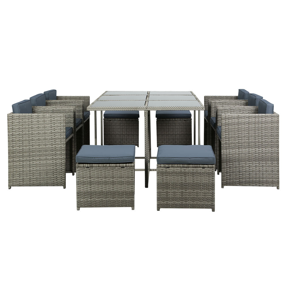 Gardeon 11 Piece Outdoor Dining Set