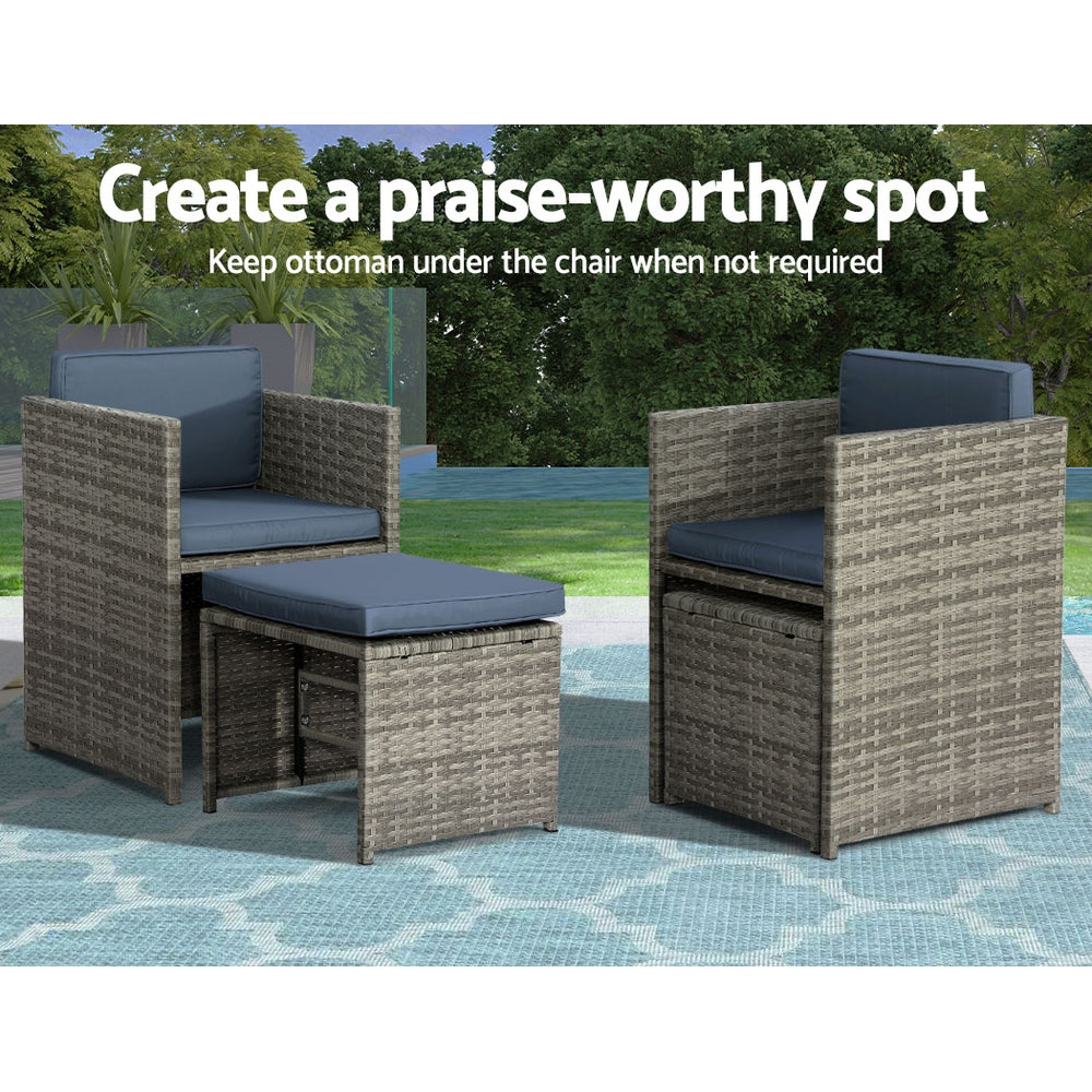 Gardeon 11 Piece Outdoor Dining Set