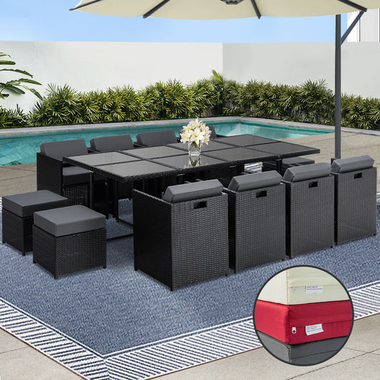 Hayman 13 Piece Outdoor Dining Set