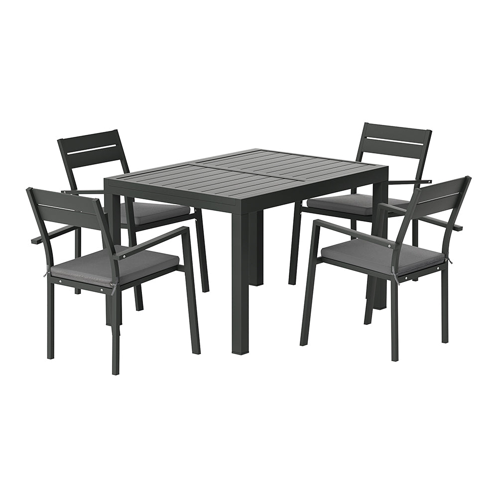 Gardeon 5 Piece Aluminum Dining Set