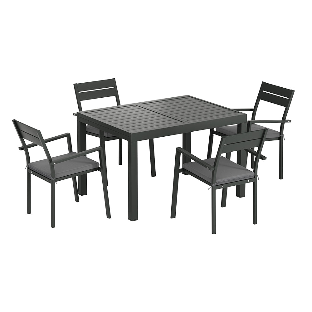 Gardeon 5 Piece Aluminum Dining Set