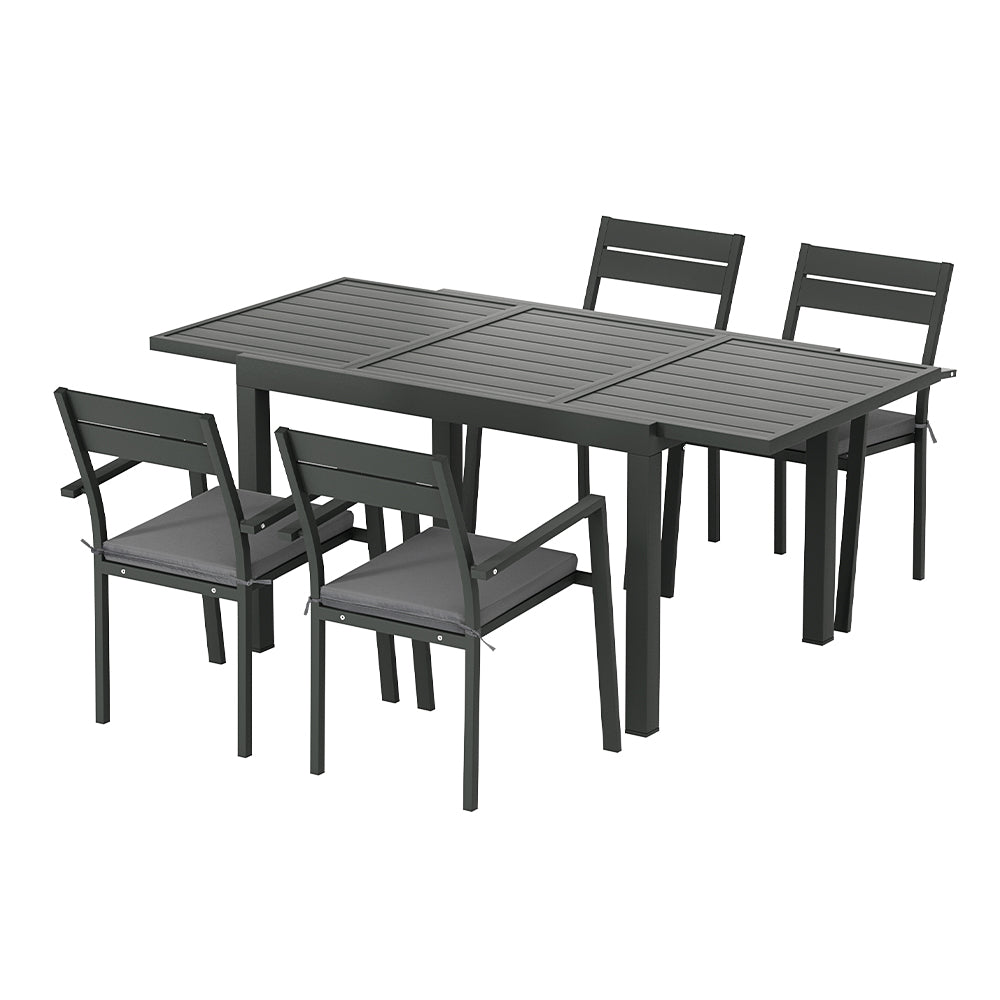 Gardeon 5 Piece Aluminum Dining Set