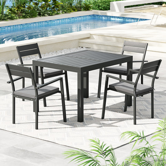 Gardeon 5 Piece Aluminum Dining Set