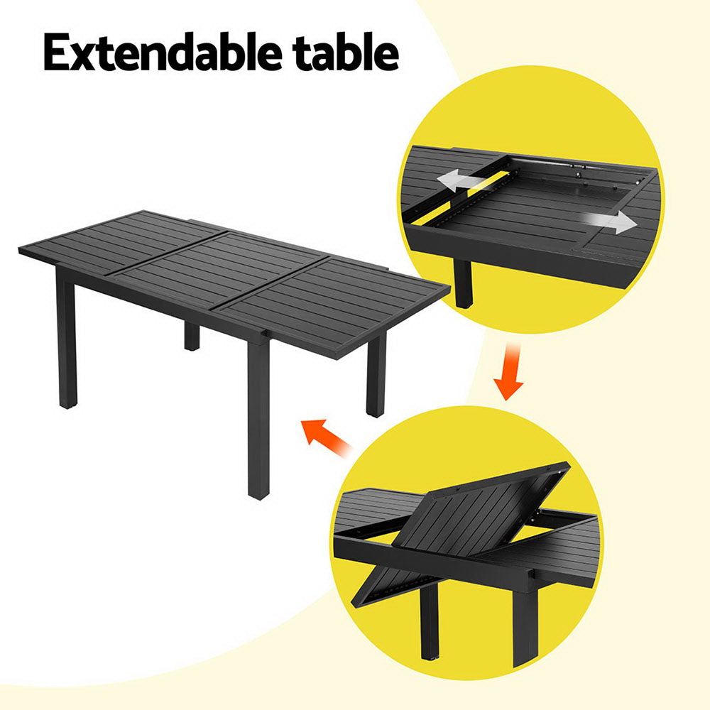 Gardeon 5 Piece Aluminum Dining Set