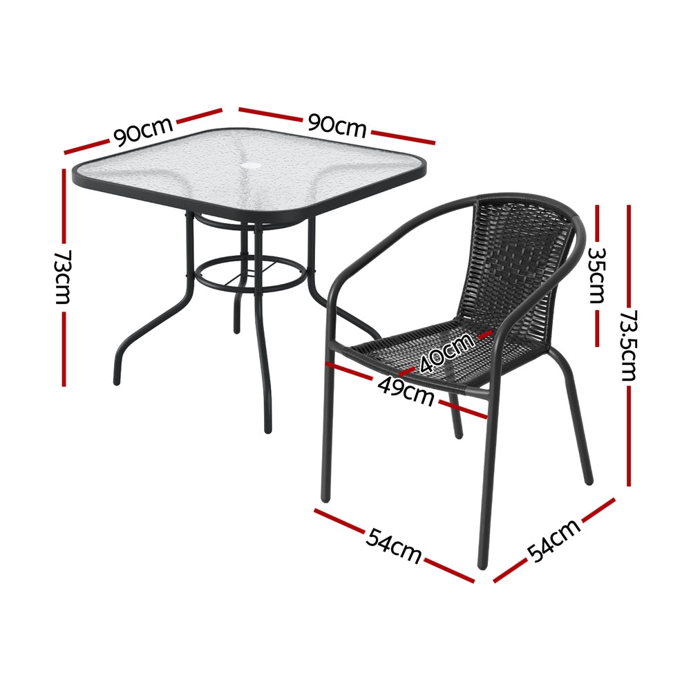 Gardeon 5 Piece Outdoor Dining Set
