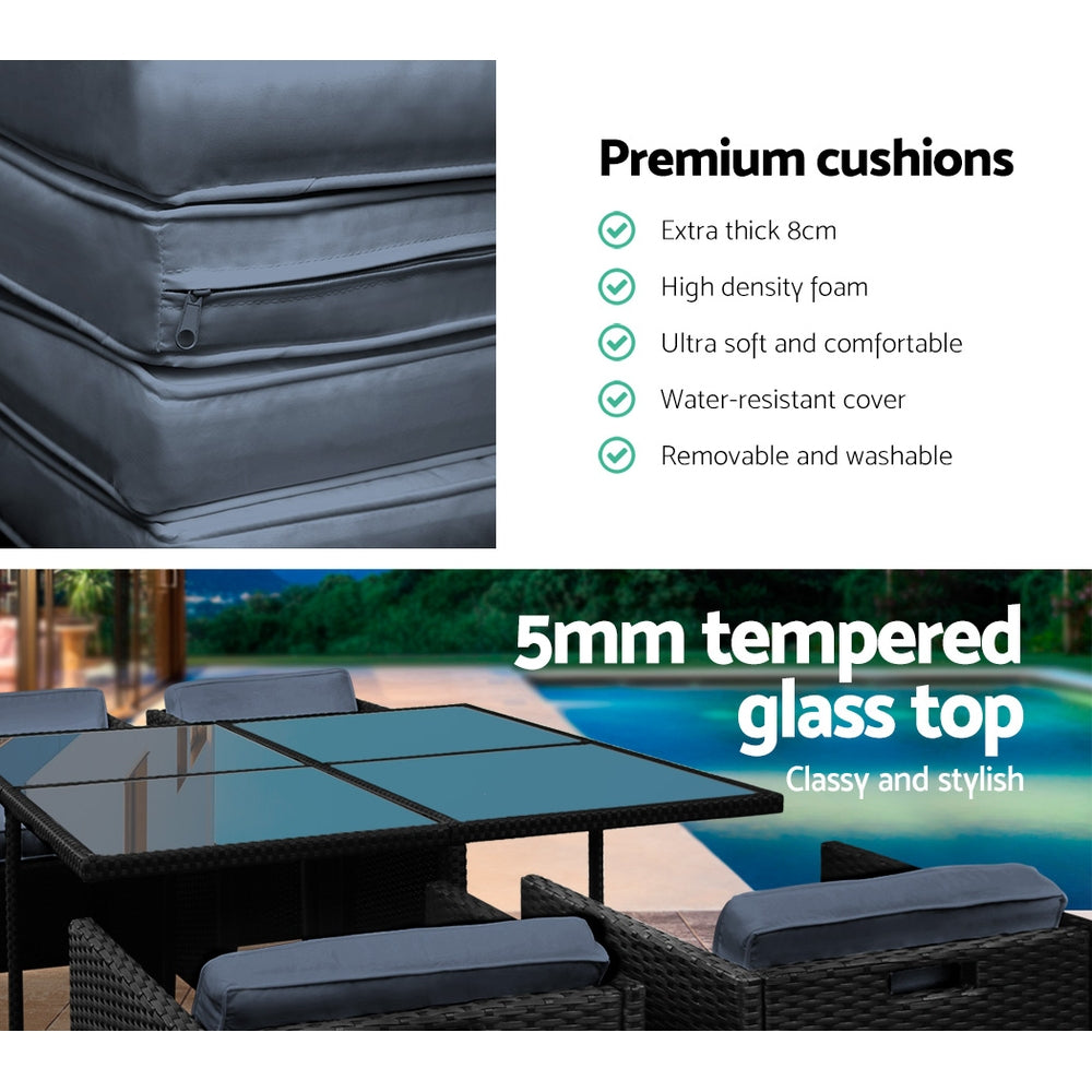 Rio 5 Piece Outdoor Dining Set