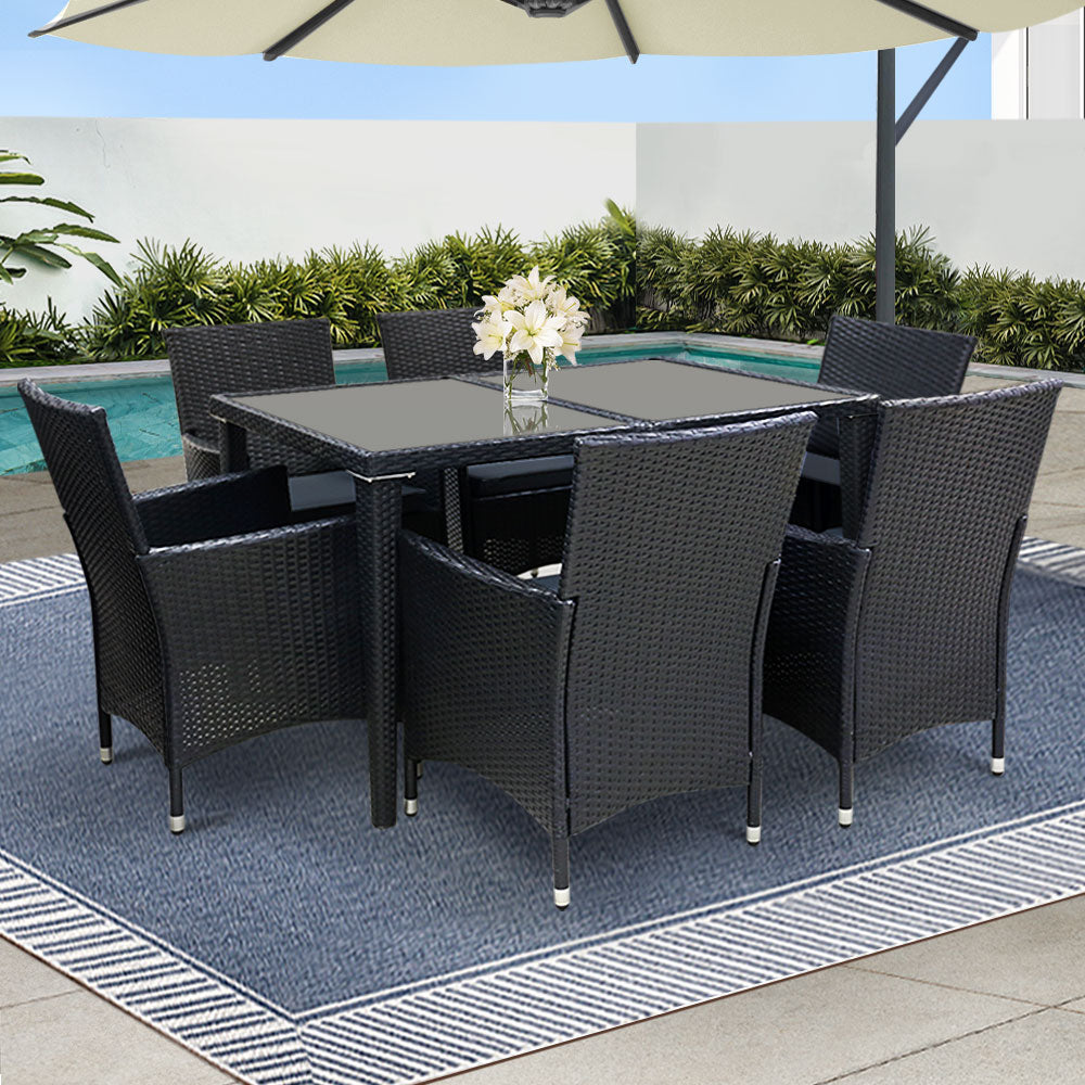 Gardeon 7 Piece Outdoor Dining Set