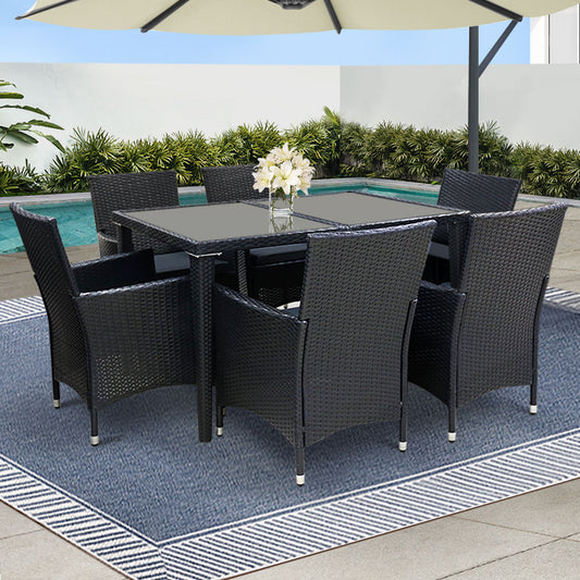 Gardeon 7 Piece Outdoor Dining Set