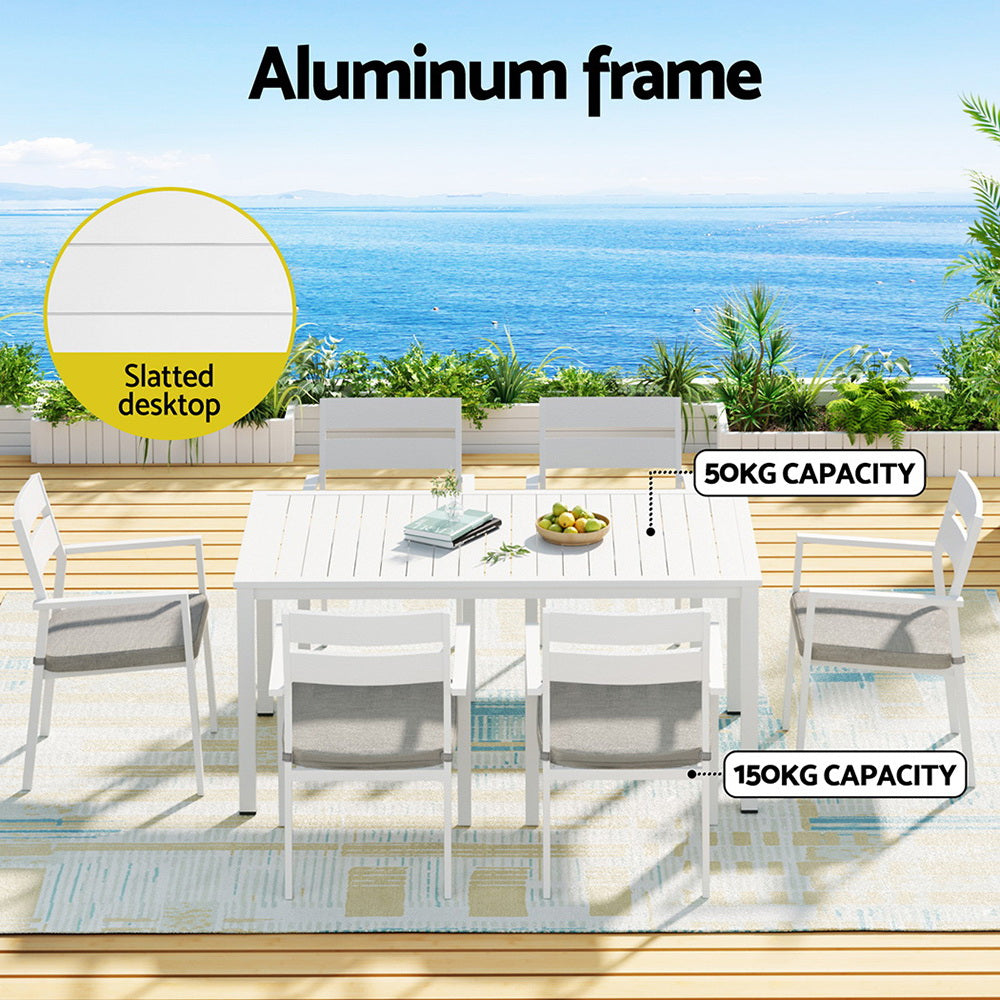 Gardeon 6 Seater Outdoor Dining Set