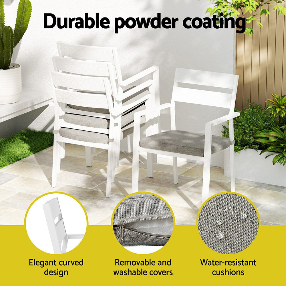 Gardeon 6 Seater Outdoor Dining Set
