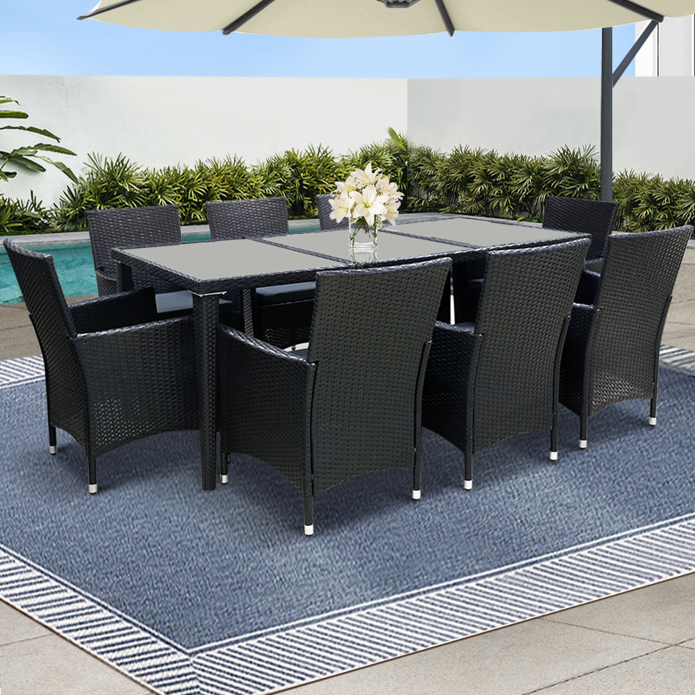 Gardeon 9 Piece Outdoor Dining Set