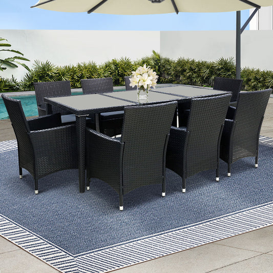 Gardeon 9 Piece Outdoor Dining Set