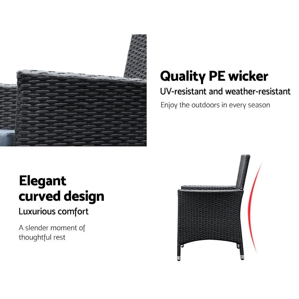 Gardeon 9 Piece Outdoor Dining Set