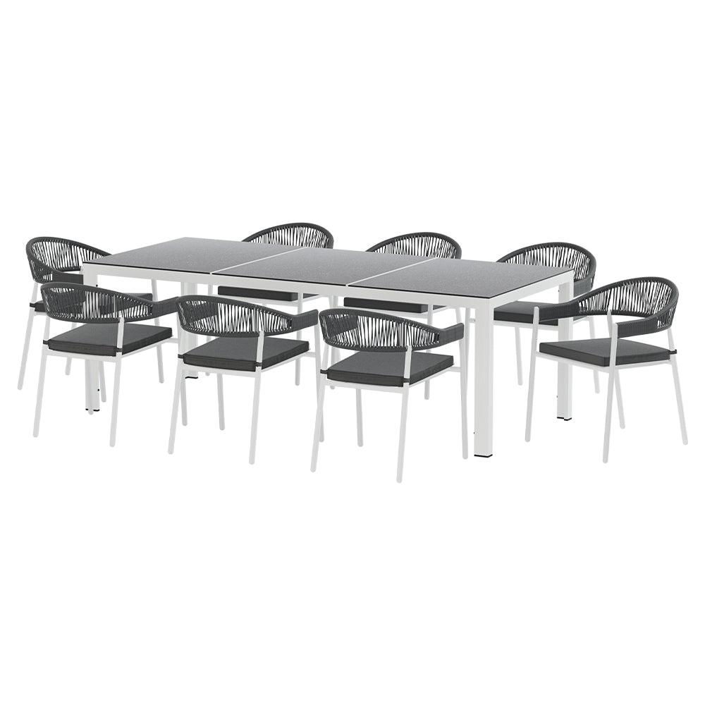 Gardeon 9 Piece Outdoor Dining Set