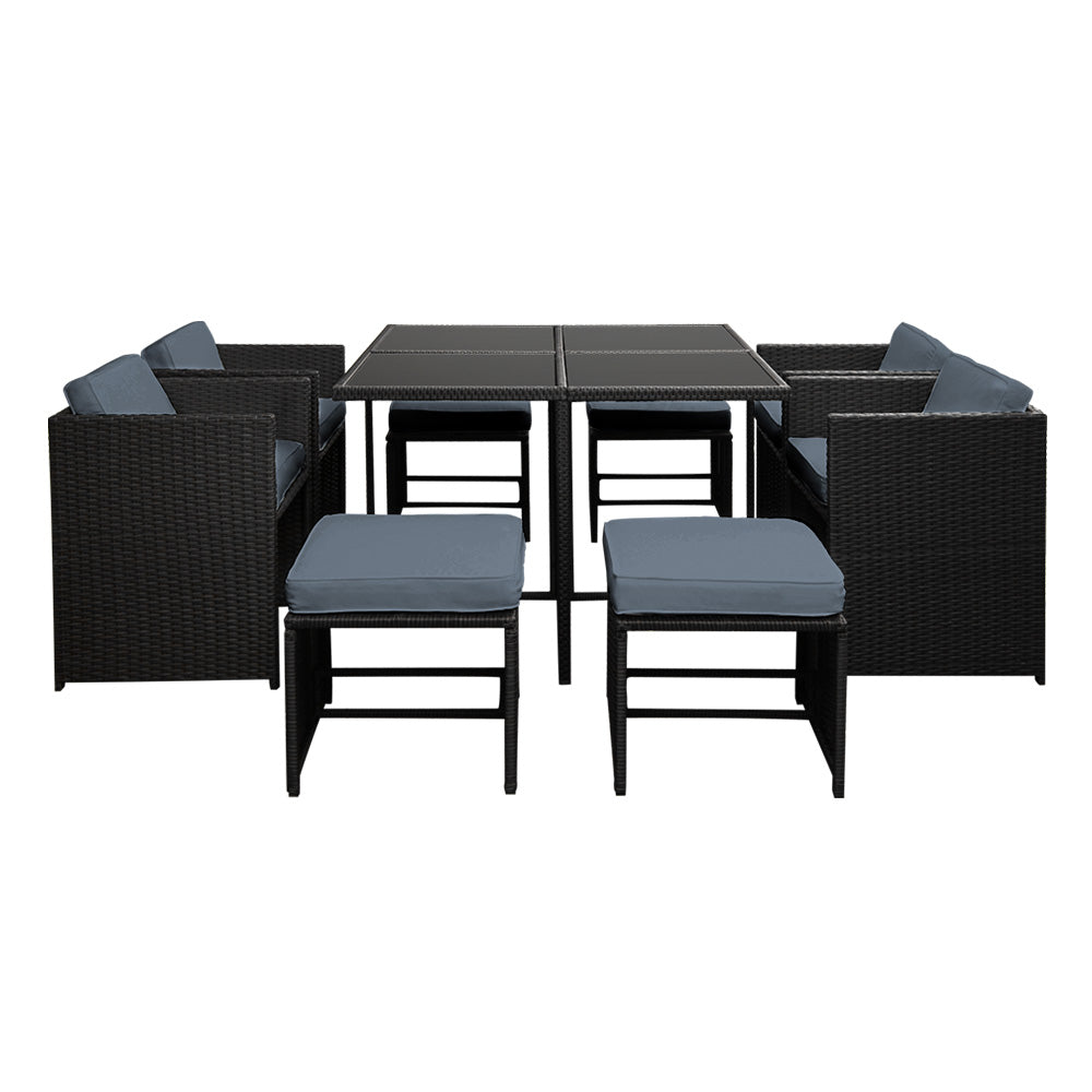 Hawaii 9 Piece Outdoor Dining Set