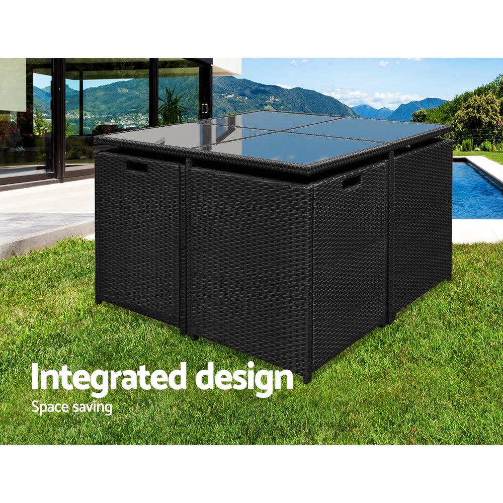 Hawaii 9 Piece Outdoor Dining Set