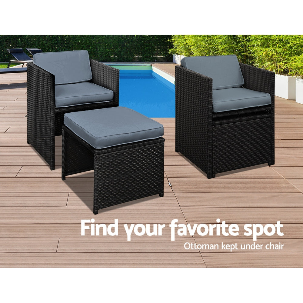 Hawaii 9 Piece Outdoor Dining Set