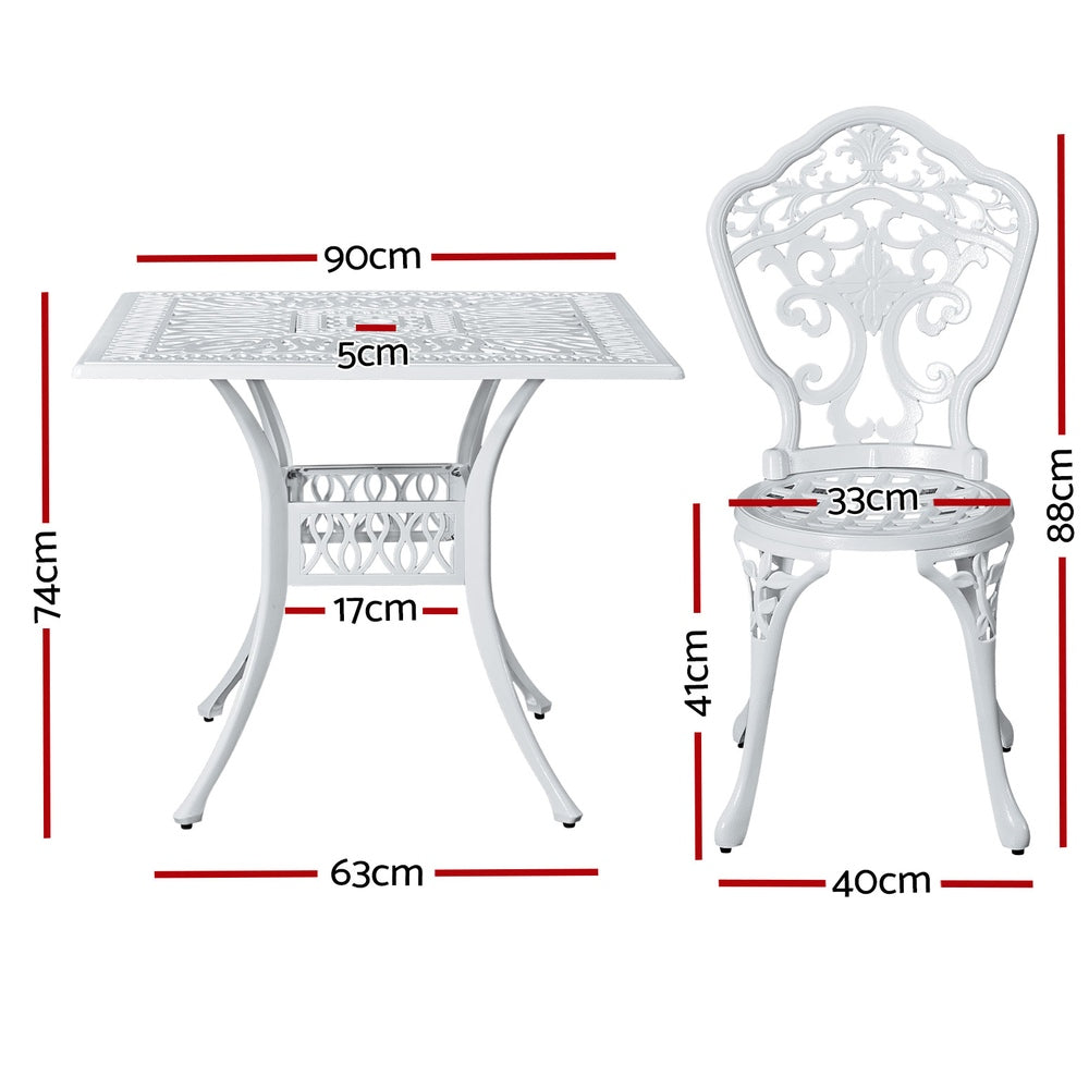 Gardeon 5 Piece Outdoor Dining Set