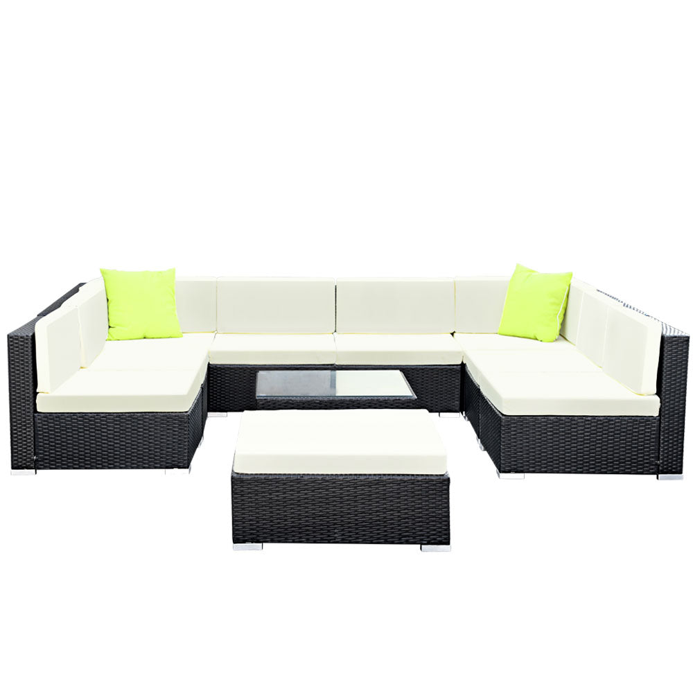 Gardeon 10 Piece Outdoor Sofa Set with Cover