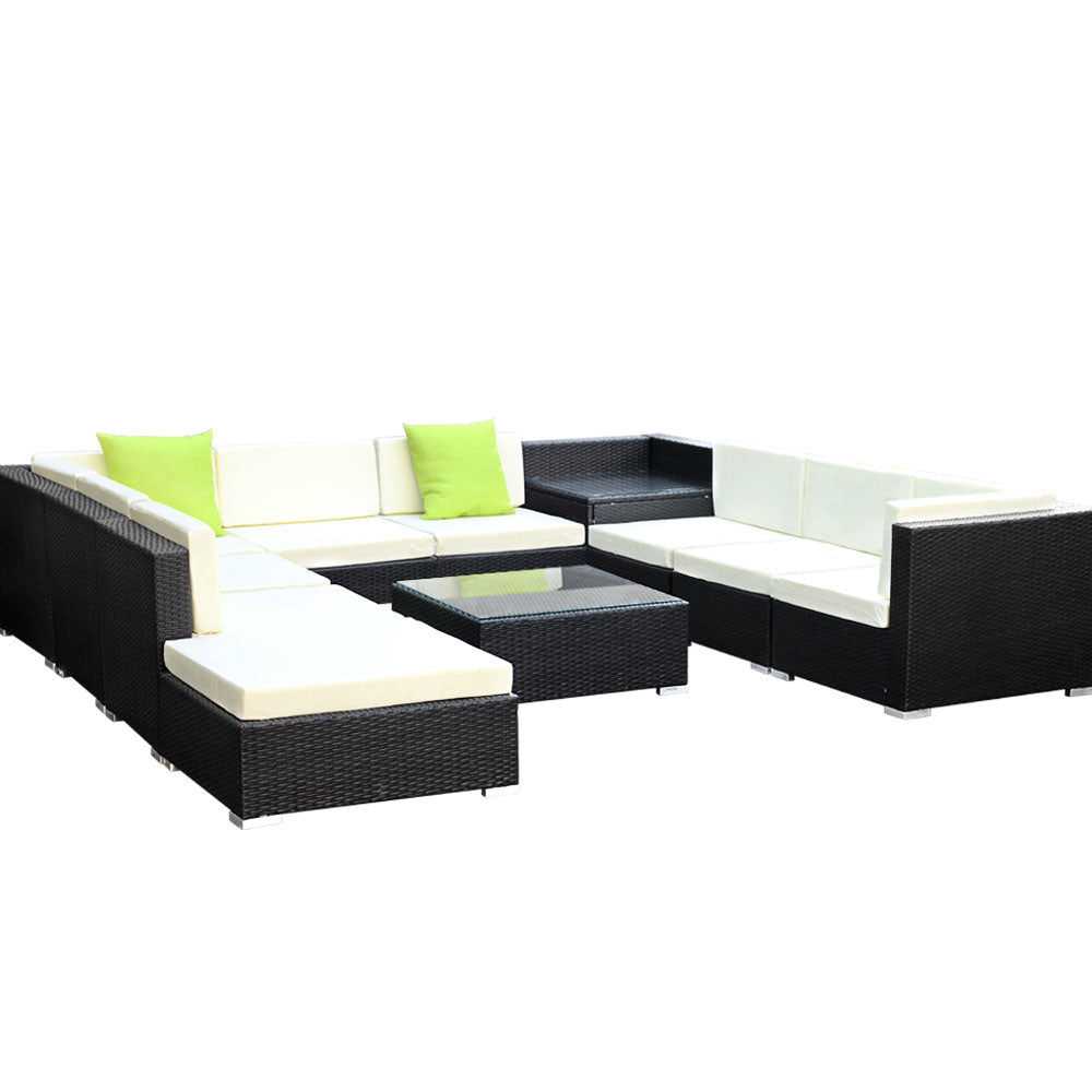 Gardeon 11 Piece Outdoor Sofa Set with Cover