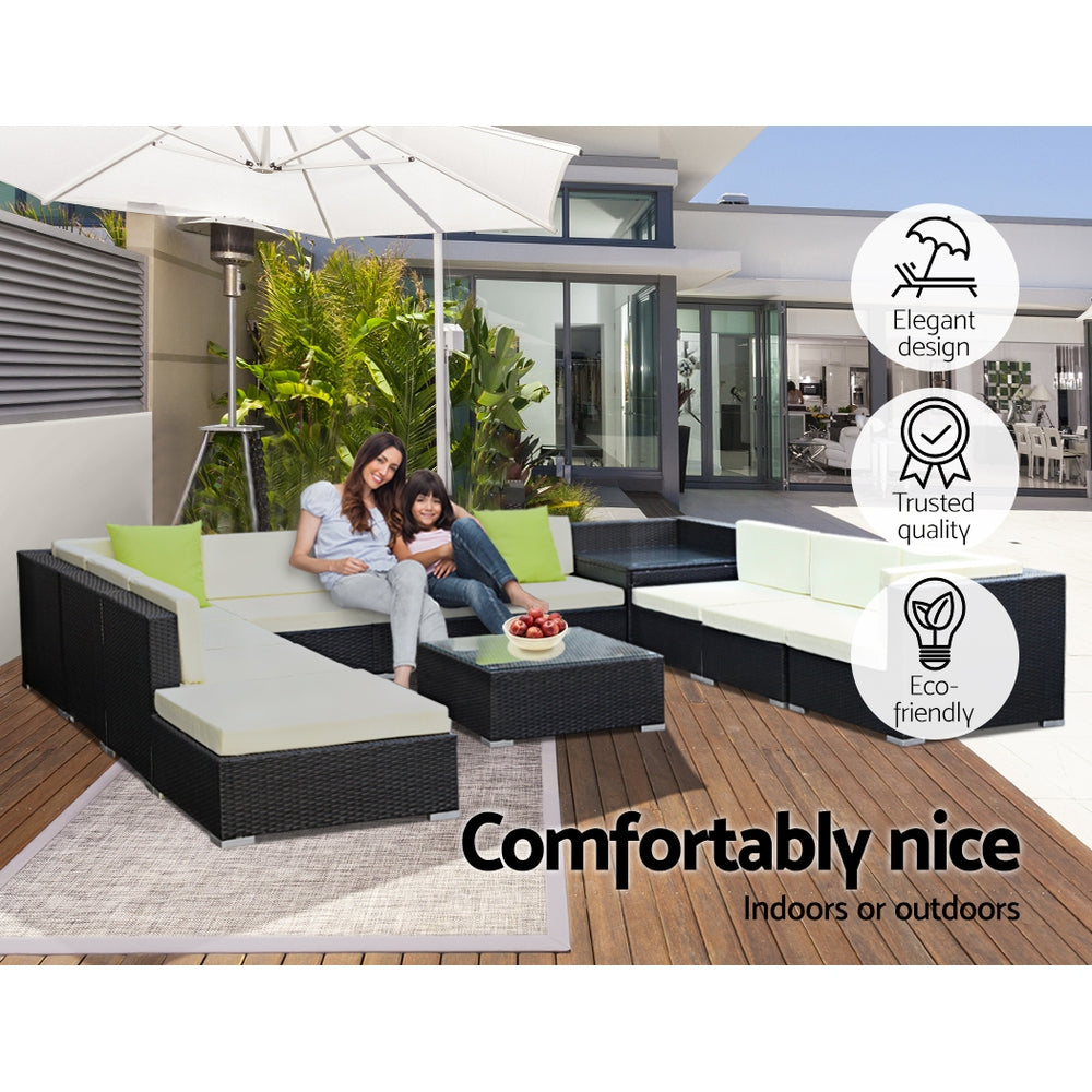 Gardeon 12 Piece Outdoor Sofa Set with Cover
