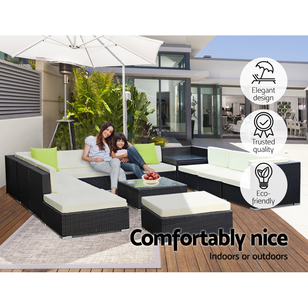 Gardeon 13 Piece Outdoor Sofa Set with Cover