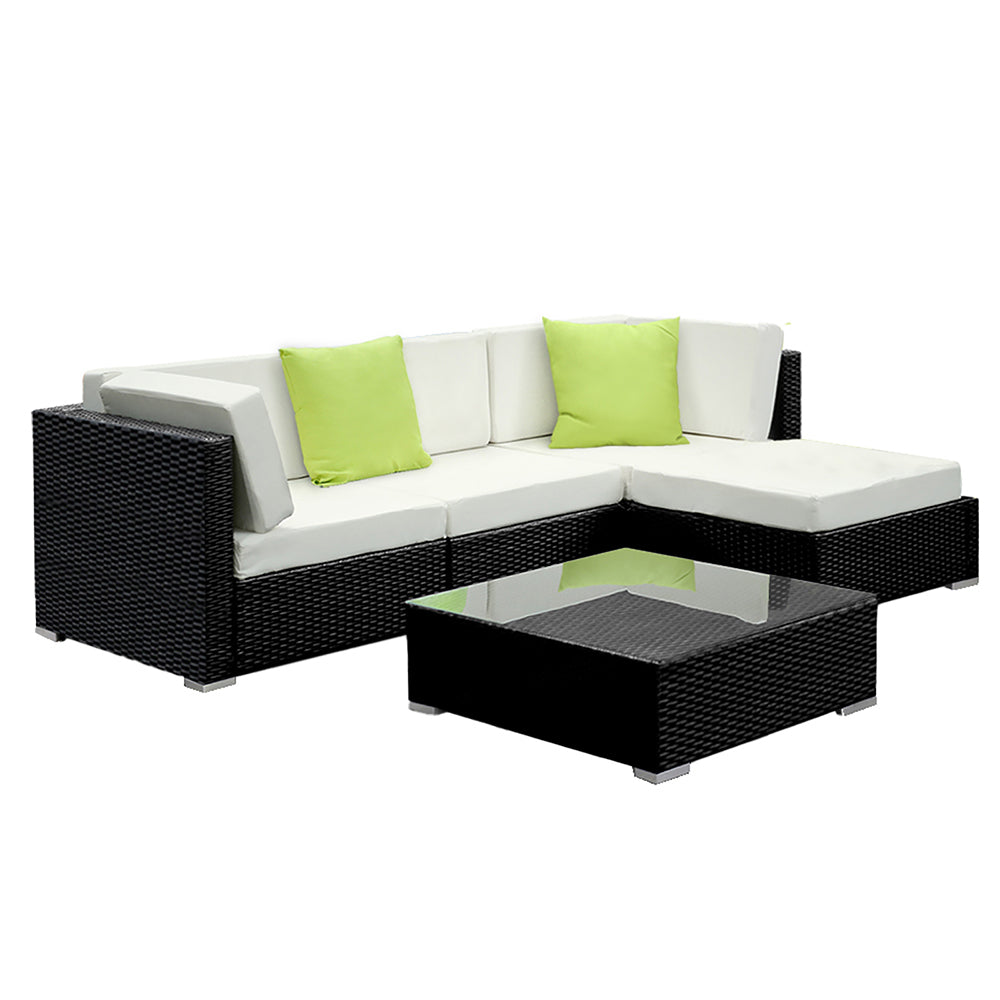 Gardeon 5 Piece Outdoor Sofa Set with Cover