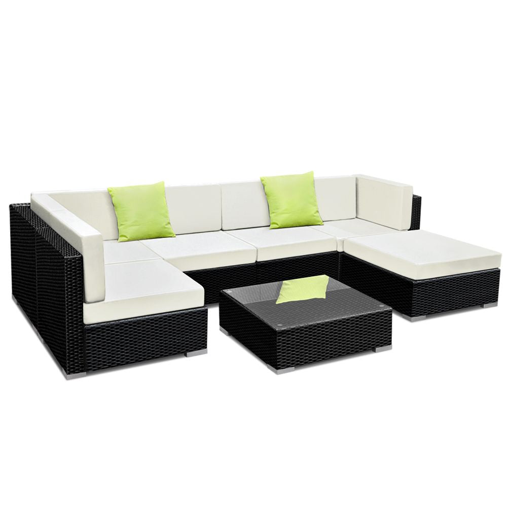 Gardeon 7 Piece Outdoor Sofa Set with Cover