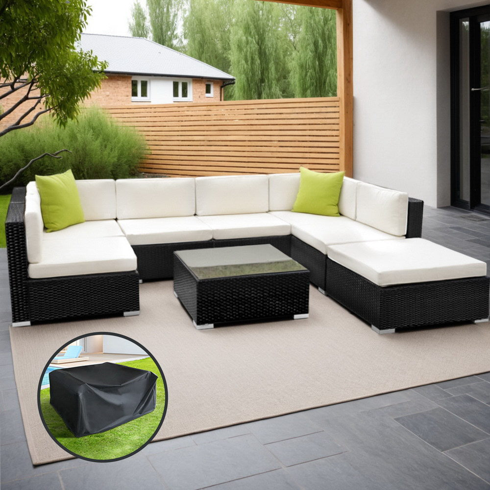 Gardeon 8 Piece Outdoor Sofa Set with Cover
