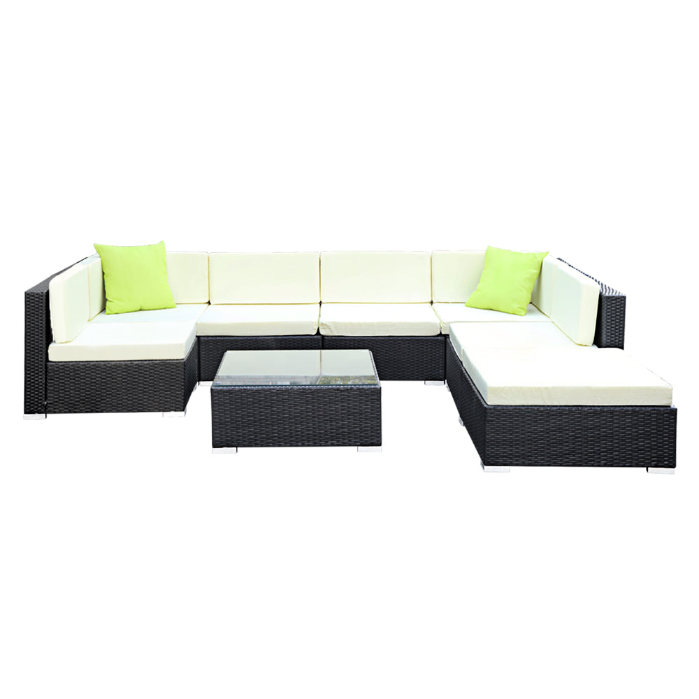 Gardeon 8 Piece Outdoor Sofa Set with Cover
