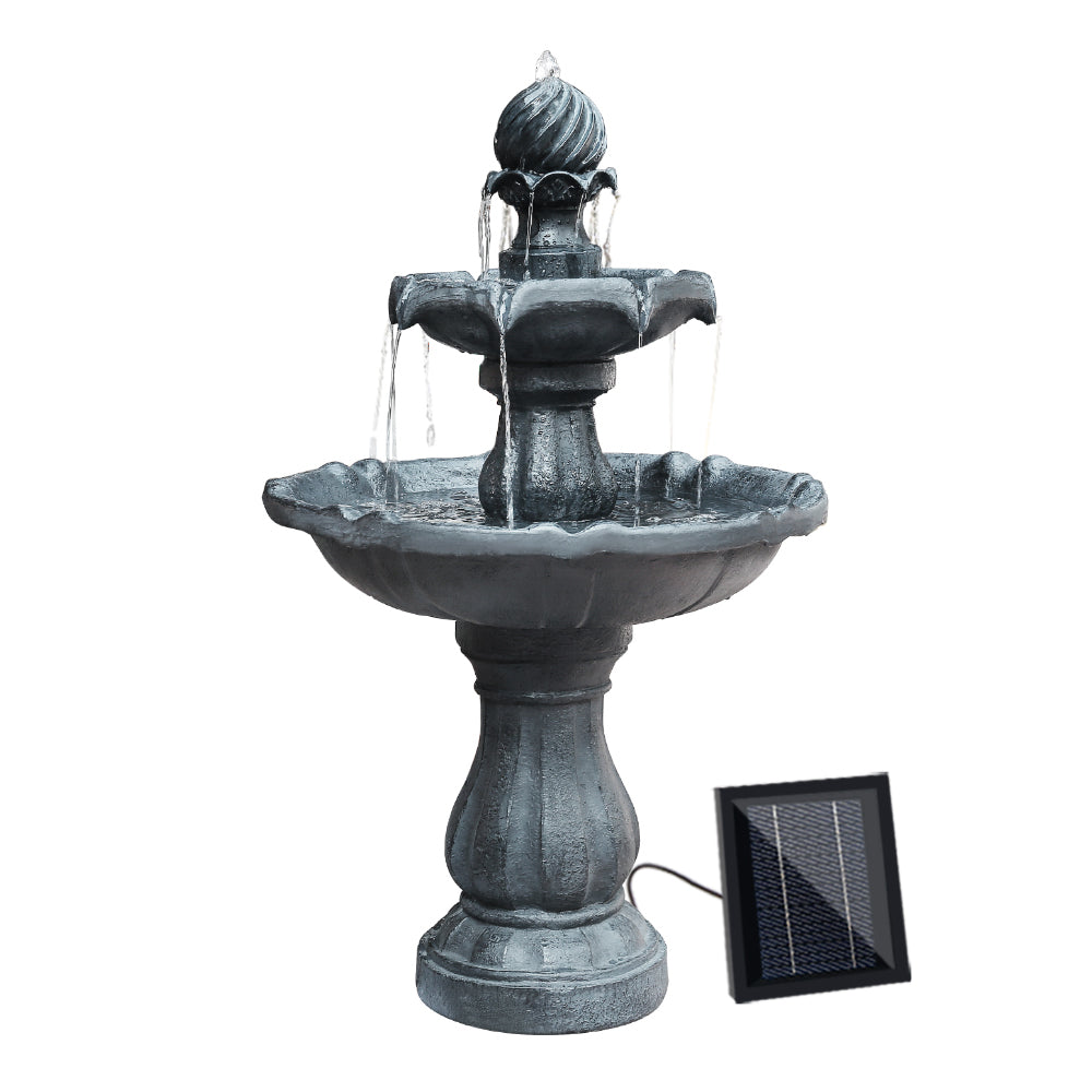 Gardeon 93cm 3 Tier Solar Water Fountain