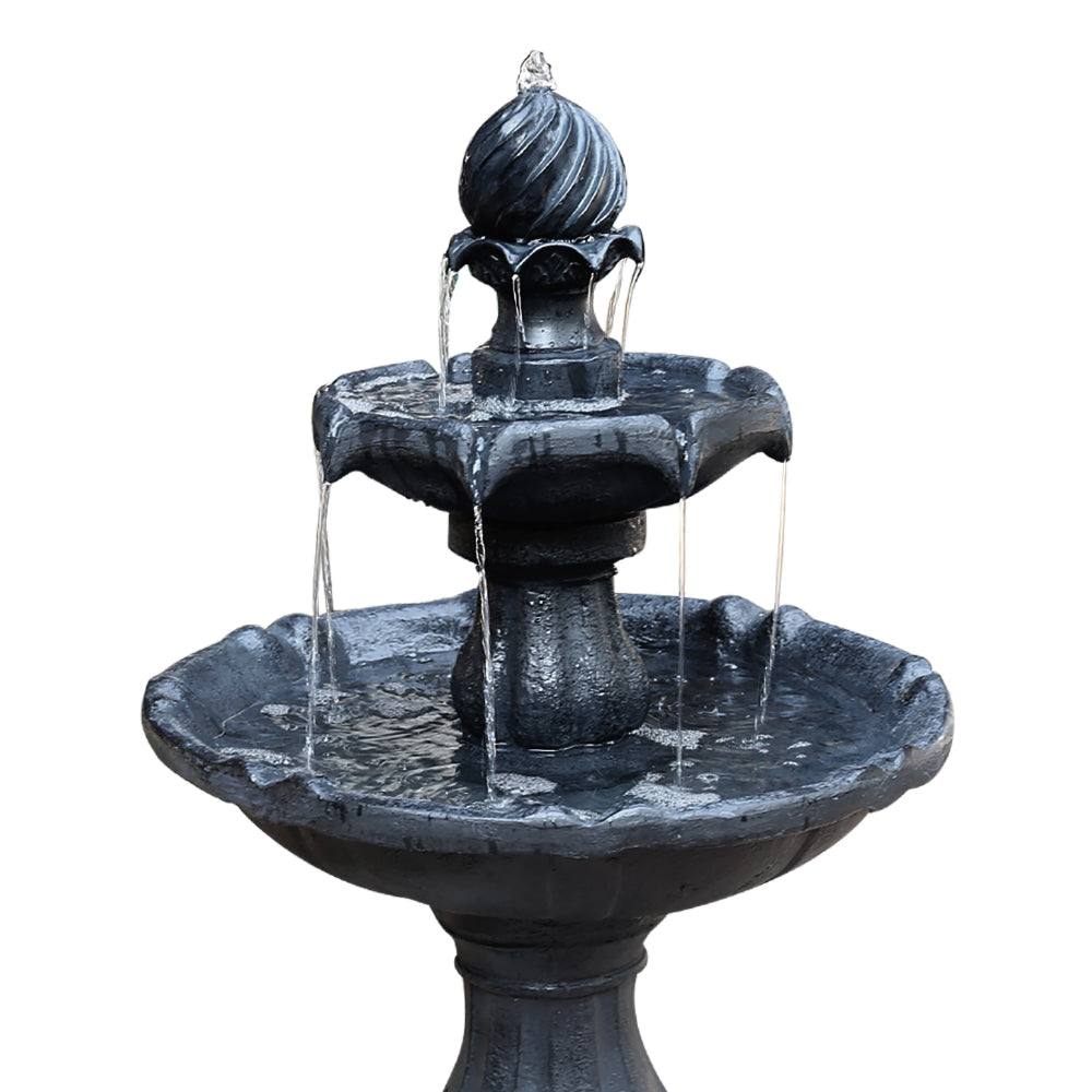 Gardeon 93cm 3 Tier Solar Water Fountain
