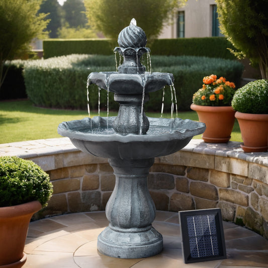Gardeon 93cm 3 Tier Solar Water Fountain
