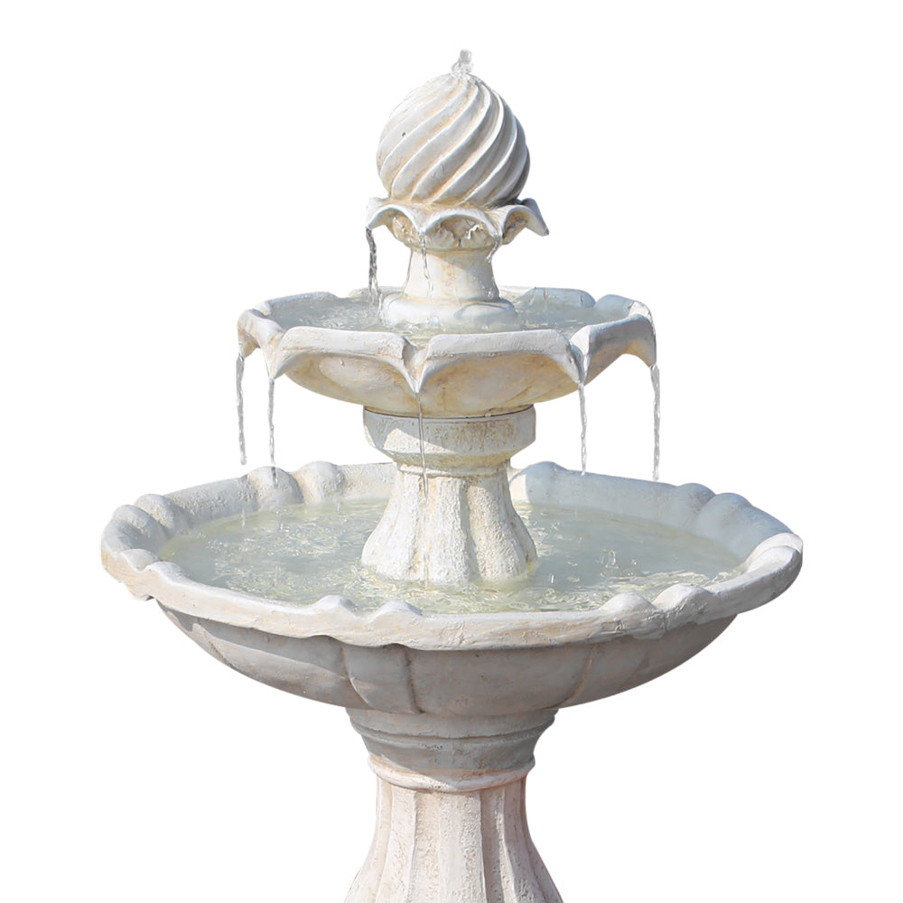 Gardeon Solar 3 Tier Water Feature with Pump Kit